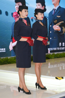 SH25-120-67√端庄优雅-东方航空空姐