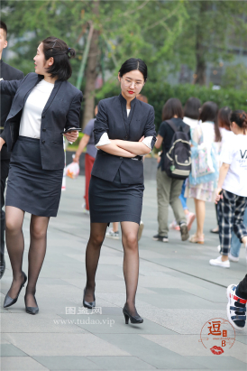 编码0060黑色职业装黑丝