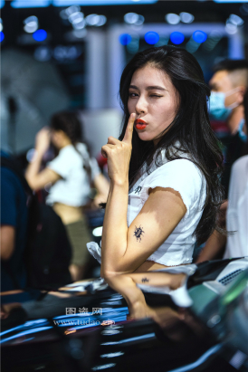 编码2273热裤美腿凉高展会模特