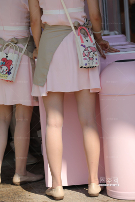 阳光下的好利来店员超薄肉丝【套图✚视频】