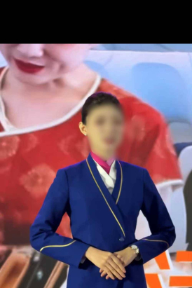 空姐展会南航历代制服展示视频