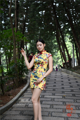 编码0229花色旗袍肉丝美腿美脚凉高