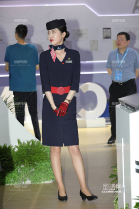 东航空姐棕色丝视觉质感太赞了