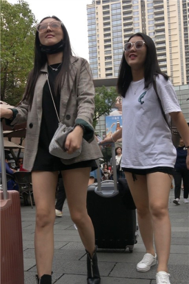 4K 街拍美腿性感大美女