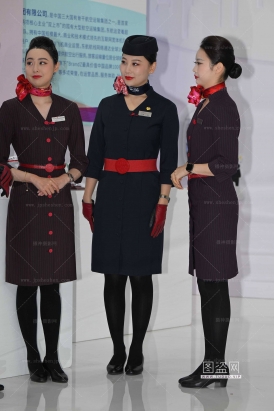 SH26-79-38√上海航空-厚黑丝空姐们
