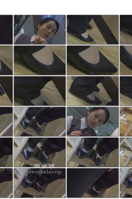 4K-美丽的职业装OL尖细高跟透明 ROU SI WA